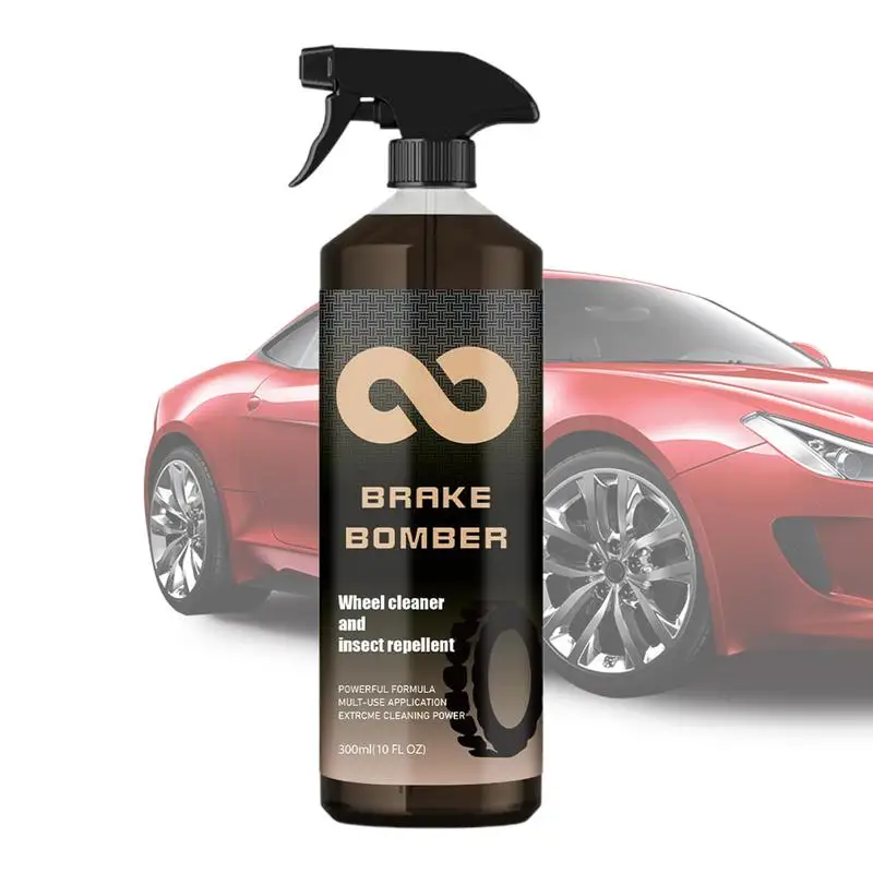 

300ml Tire Cleaner Agent Spray Wheel Cleaning Spray Protect Wheels And Brake Discs From Rust Car Rim Cleaner Remove Stains