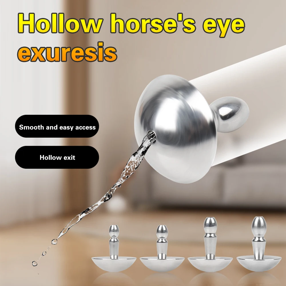 Horse Eye Stick Pagoda Stainless Steel Dilator Penis Plug Urethral Bead Urine Plugging Rod Metal Horse Eye Expander Sex Toys