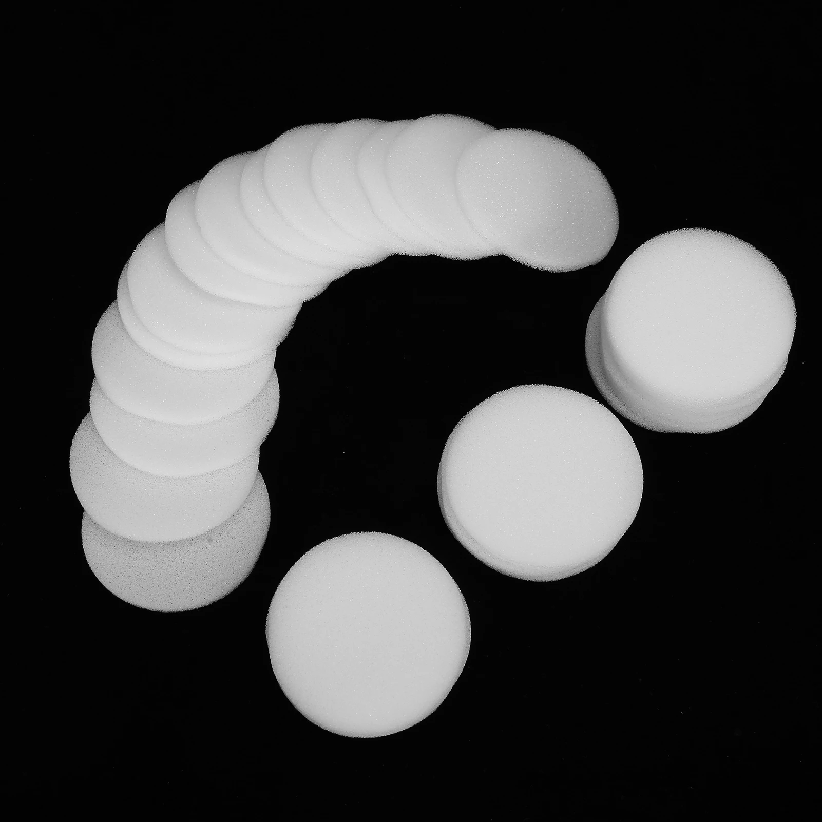 Disposable Dental Clean Sponge Pads Soft Dental Endo Files Cleaning Foam Stand Replacement Foam Sponges 50Pcs Dentist Oral Care