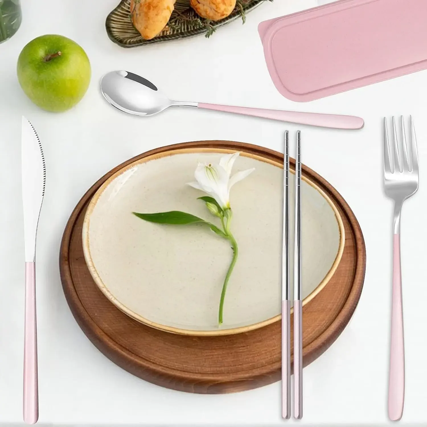Portable Utensils Knife Forks Spoons 6
