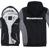 Megabass Hoodies Men Fashion Coat Pullover Fleece Liner Jacket Megabass Sweatshirts Hoody 1