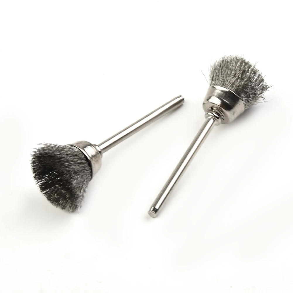 

Rotary Tools Angle Shank Cleaning Grinding Wire wheel brush Rust Metal 24pcs Brass Stainless Steel Accessories
