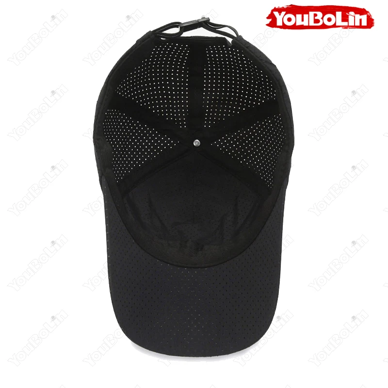Outdoor Tiger Face Baseball Cap, Summer Quick-Dry Fabric, Mesh & Perforated Design, Ethnic Print Sun Protection Hat_voghion.com
