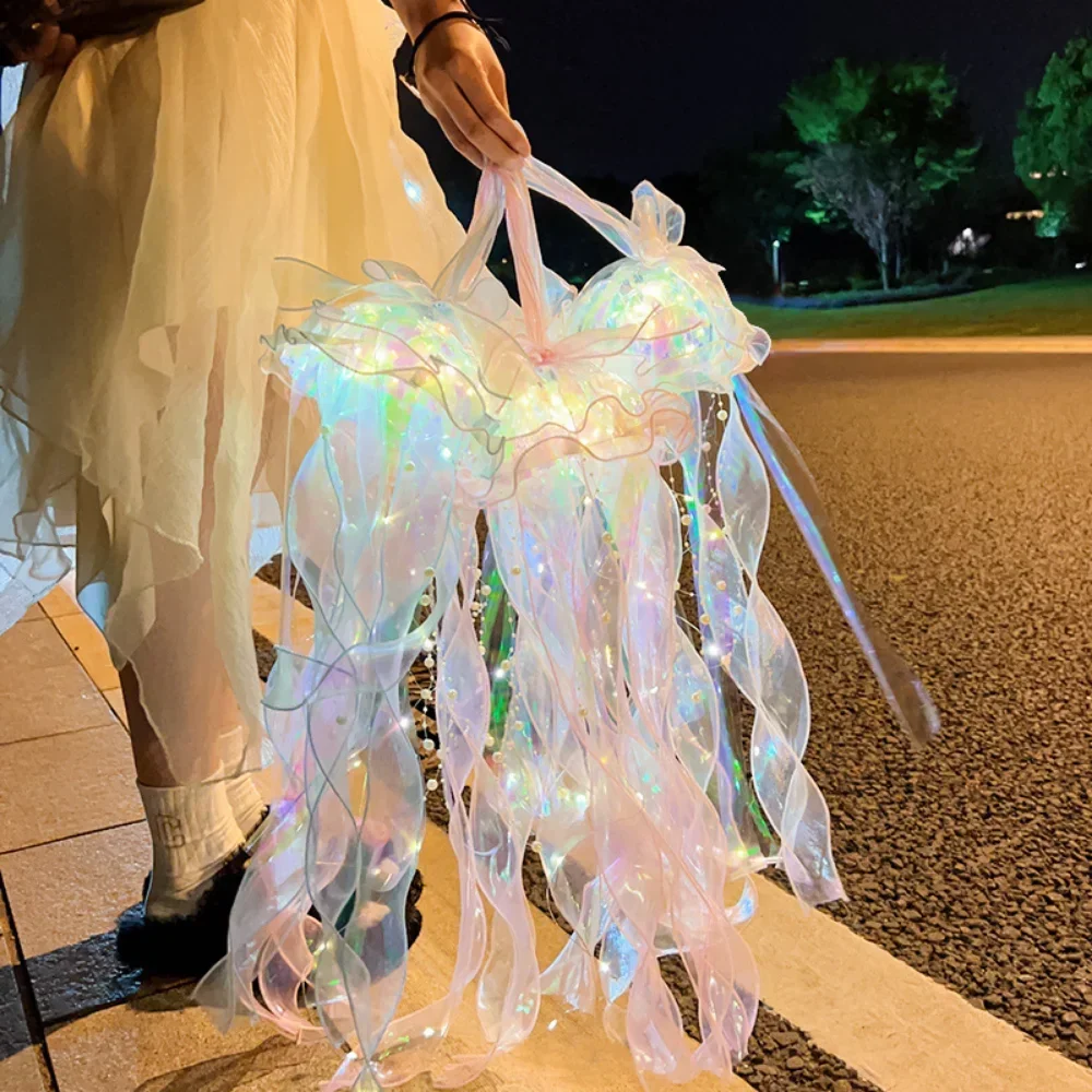 Jellyfish Lamp Portable Flower Lamp Girl Room Atmosphere Decoration Bedroom Night Home Decoration night light,led night light,led night lamp,led atmosphere lights