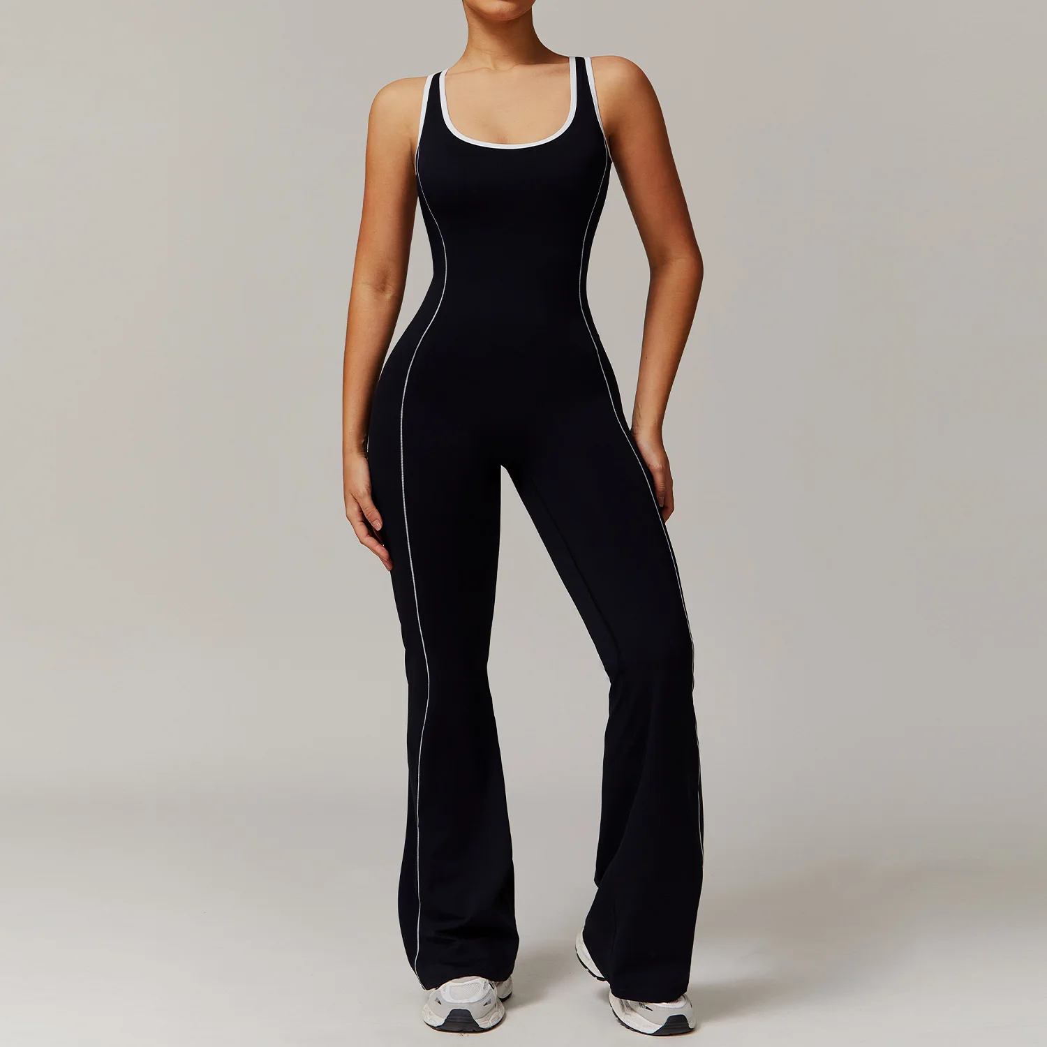 Hollow Out Beauty Back Yoga Jumpsuit Sportswear Women Gym Clothes Running Fitness Yoga Bodysuit Backless Jumpsuits Sports Set yoga set sports set gym workout set sportswear set fitness set sports bra set yoga pants set fitness jumpsuit