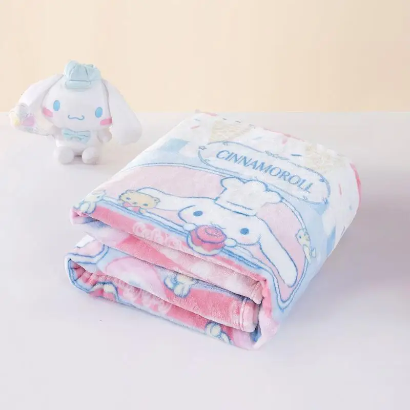 

Sanrio аниме Cinnamoroll Hello Kitty Девочка облако Флисовое одеяло для общежития кондиционер одеяло машинная стирка одеяло