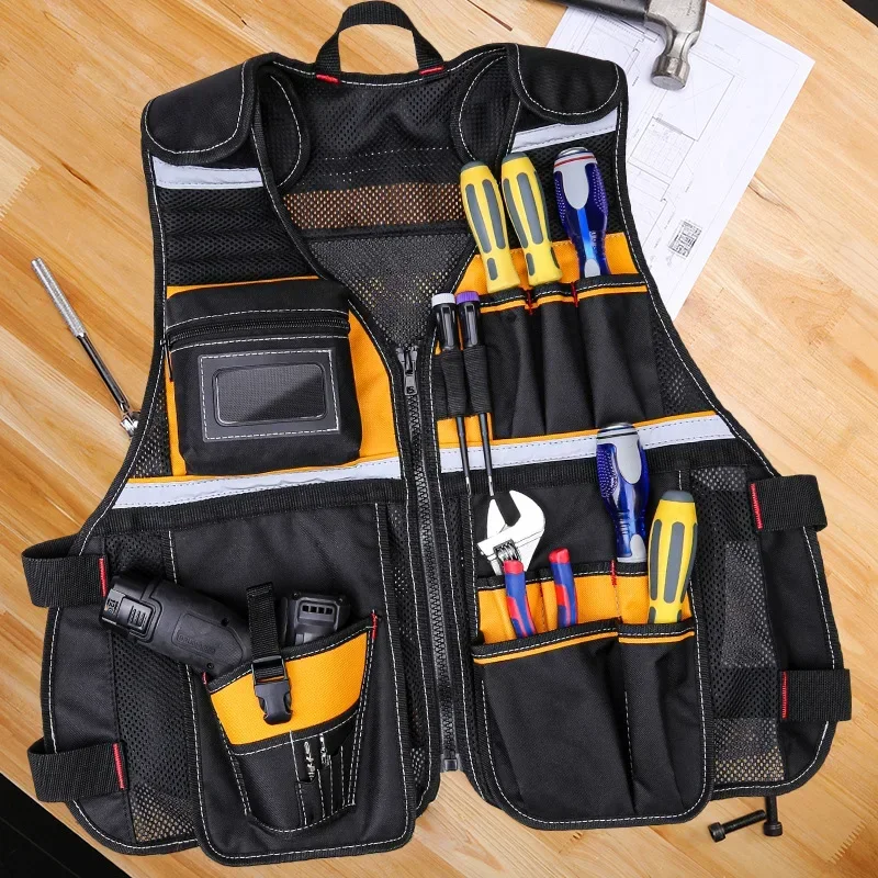 multifunctional-tool-vest-bag-organizer-tools-pouch-hammer-holder-screwdriver-wrench-electrician-woodworking-bag-fishing-toolbag