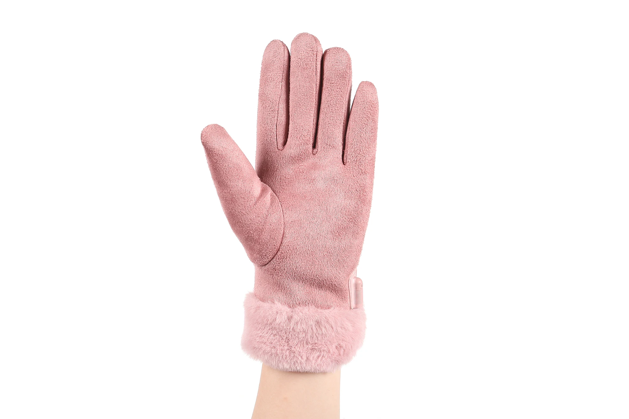 Guantes calefactables eléctricos para mujer, manoplas de gamuza cálidas  para pantalla táctil, alimentadas por USB, regalo