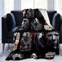 Michael Myers Blanket Super Soft Plush Flannel Blanket Living Room Bedroom Sofa  Blankets for Beds Blanket Personalized Gift 1