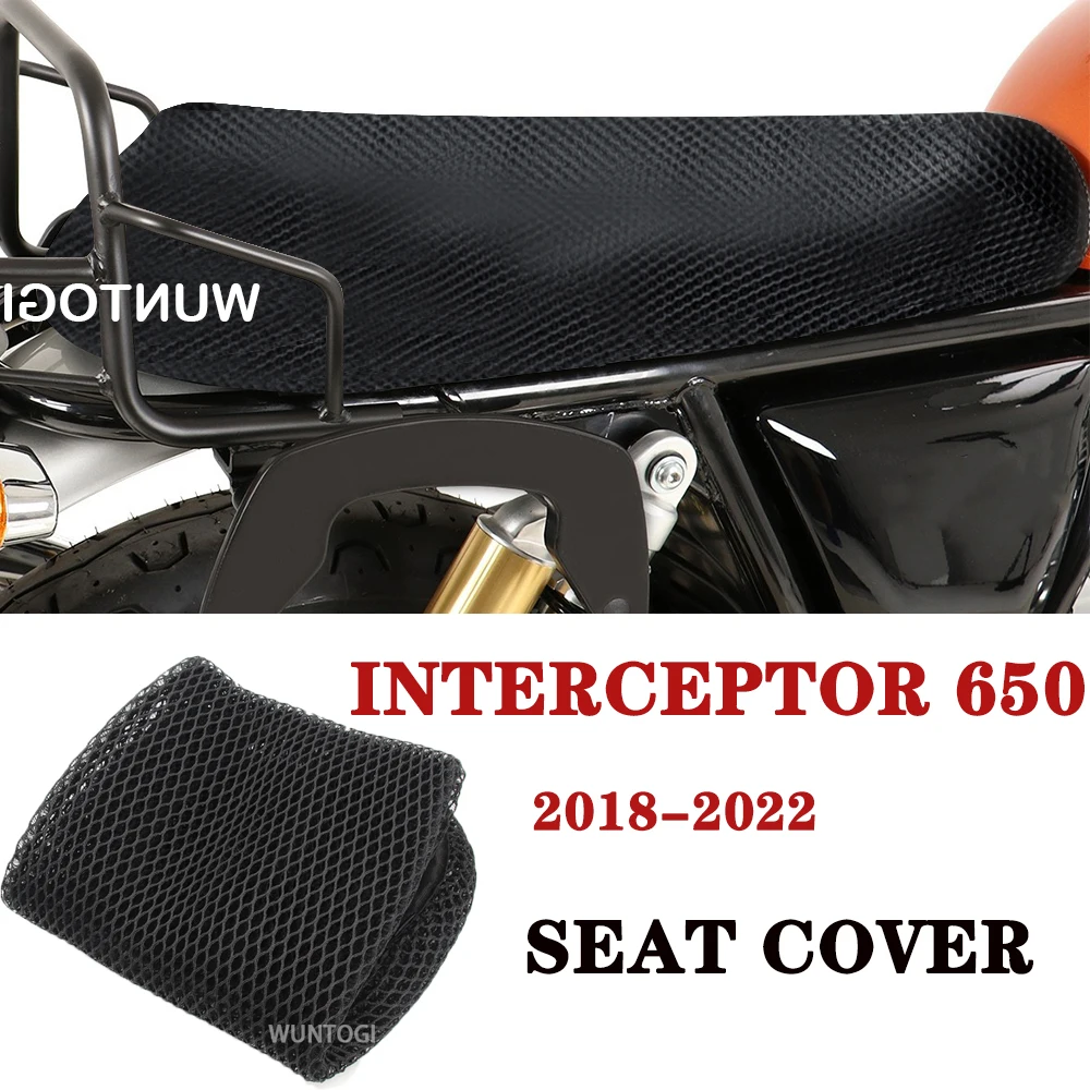 2018-2022 Sedile Cuscino Antiscivolo Interceptor 650 Accessori Coprisedile Moto Per Royal Enfield Interceptor 650
