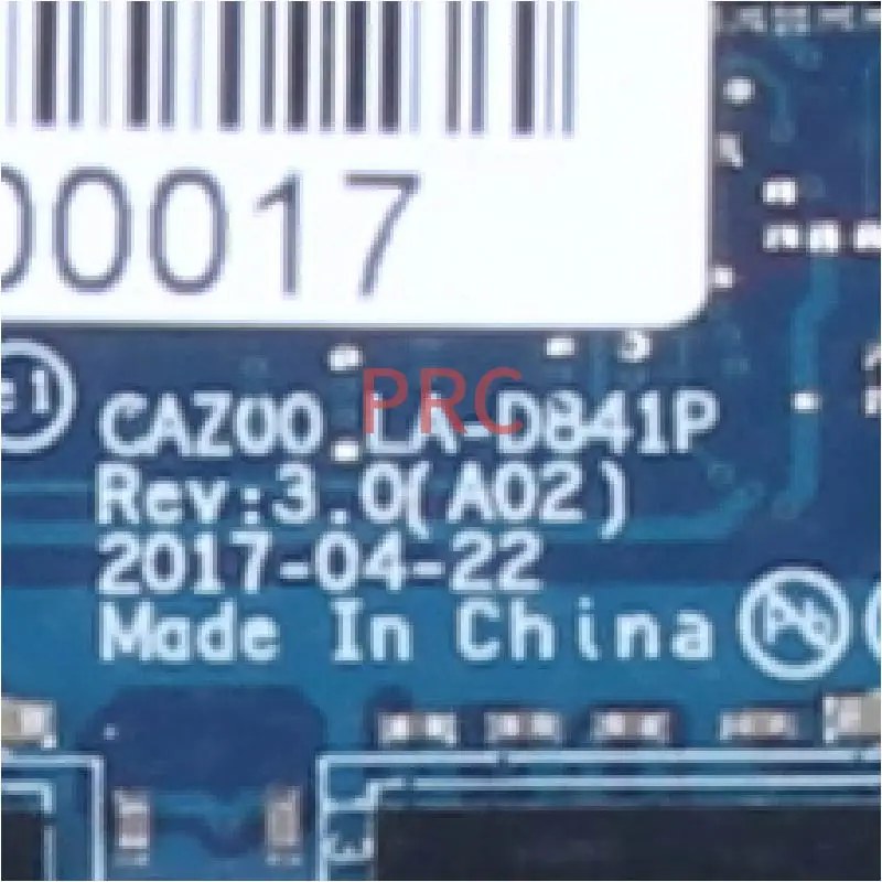 Placa-mãe Portátil para Dell Xps 13 Caz00 La-d841p Notebook Mainboard i3 i5 i7 7ª Geração Cn0vmmp2 0vmmp2 0823vw 823vw 823vw 9360 - Imagem 3