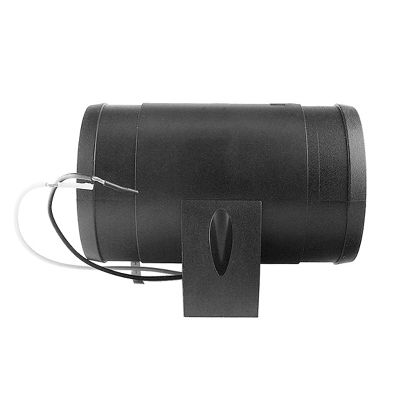 Marine Duct Fan 12V Bilge Blower Exhaust Fan 5-Blade Engine Room Fans Moisture-Protective Easy To Install Black Blower High