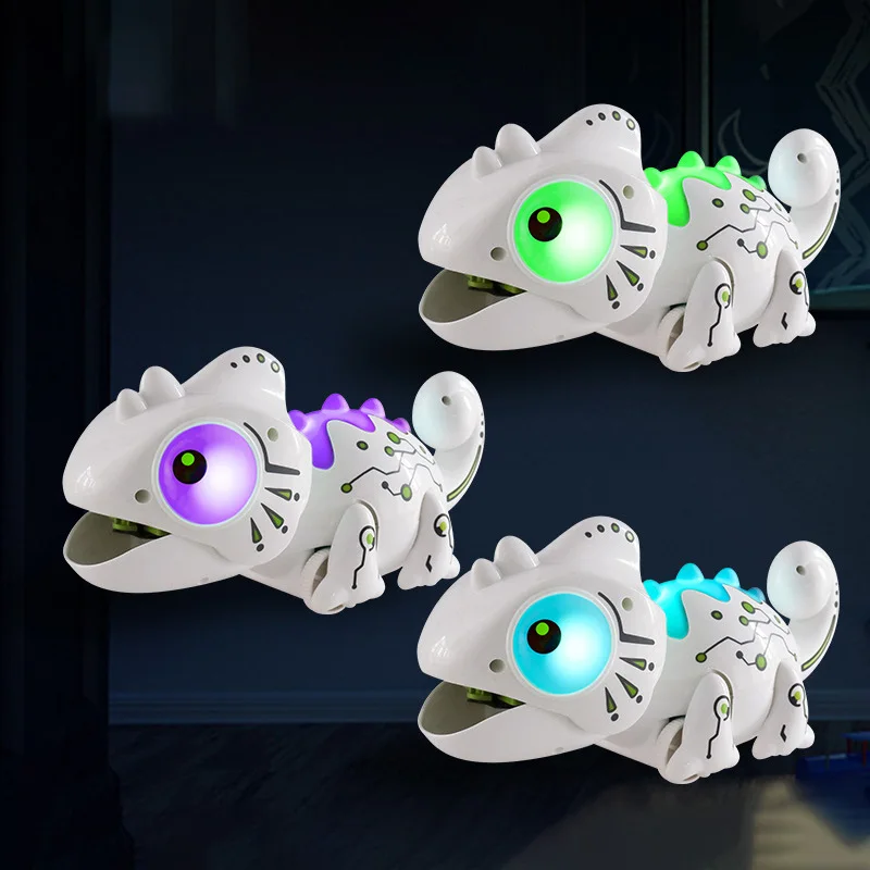 Remote Control Dinosaur Toys Remote Control Pet Toys Chameleon Eating Worm Toy Robot