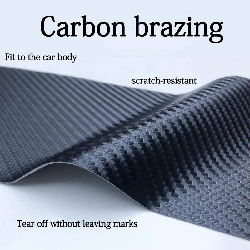 Carbon Fiber Car Door Sill Anti-Stepping Protector Stickers - Set of 1/4/5 Pieces