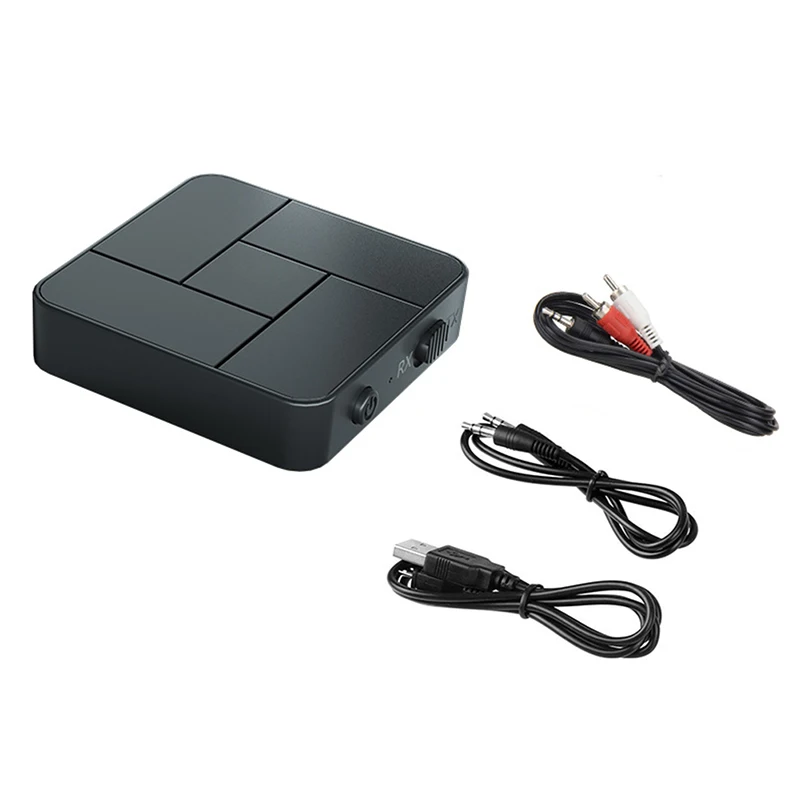 2-in-1 Bluetooth 5.0 Receiver Transmitter Audio 3.5mm AUX Tv Computer Projection To Wireless Earphone Amplifier Speaker Car Kit