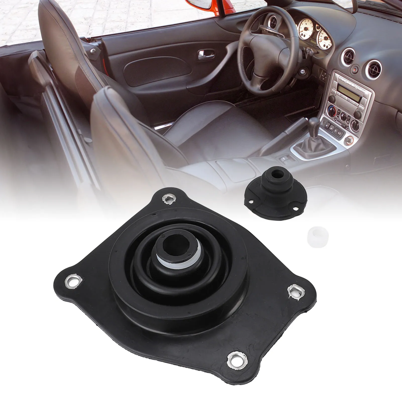 Automatic Gear Dust Cover Shift Handle Cover Change Lever Boot 039817462A Lower Shifter Dust Boot Gear Lever Replacement for MX5 MX-5 Miata NA0164481B