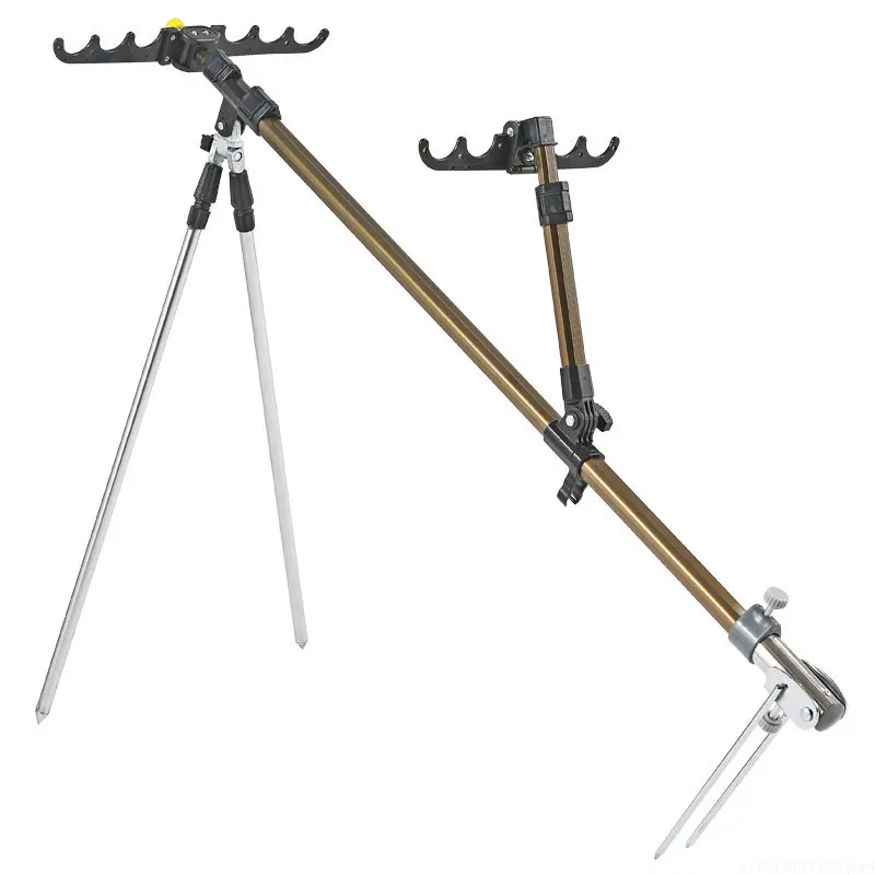 Multifunction Fishing Rod Stand Adjustable Retractable Carp Pod Stand
