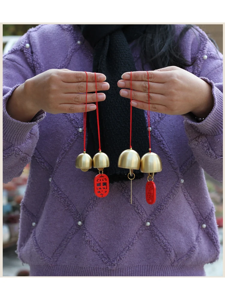 Pure Copper Metal Wind Chimes Home Decor Cisas Gifts op Hanging Ornaments Door to Door Display Pieces Car Hanging Bells