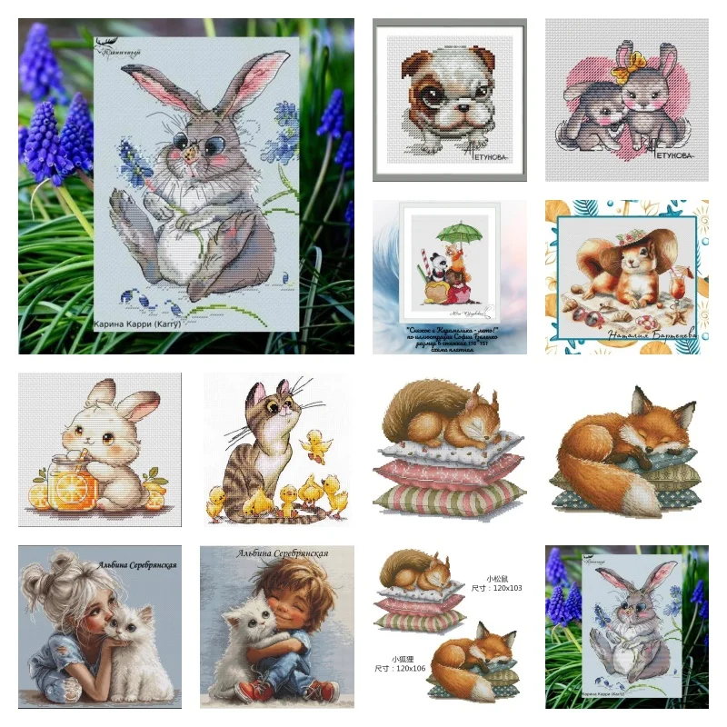 13009 Cross Stitch Kits Sets For Embroidery Cross-stitch Cross Stitch Complete Kit Stich Cross Stitch Set Needle Arts & Craft