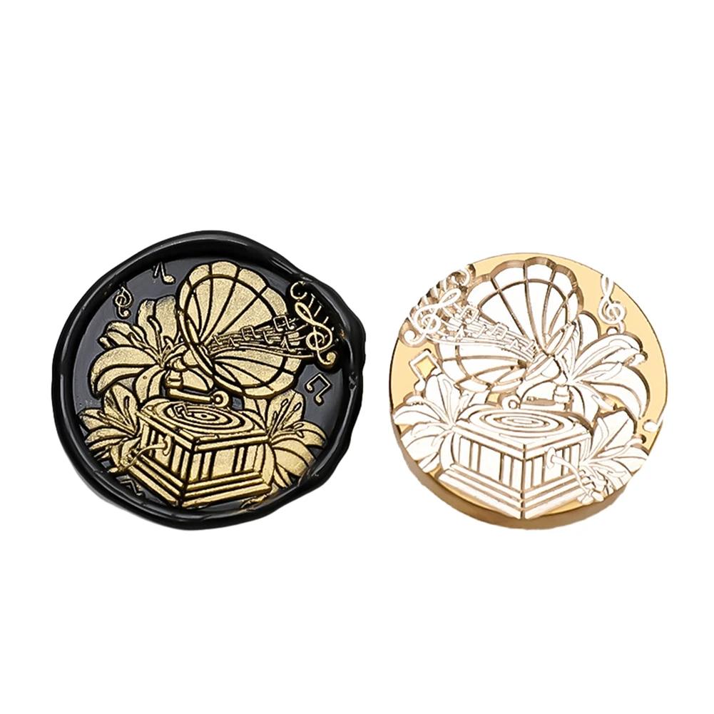 

Unique Blessing Design Wax Print Head DIY Durable and Practical Brass Wax Print Head Perfect for Art Enthusiasts