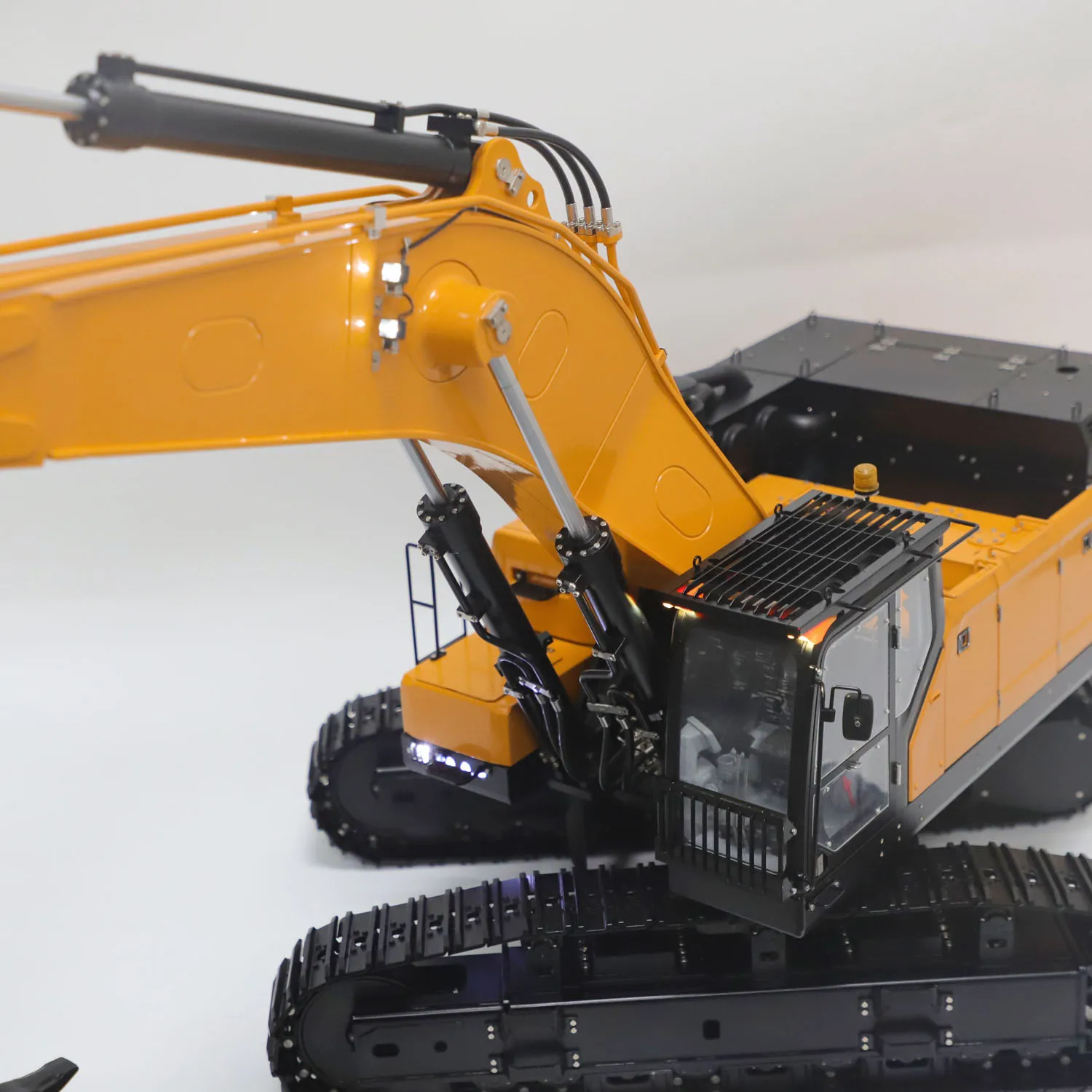 In Stock NEW Arrival Metal Hydraulic KABOLITE 1/14 SY980H RC Excavator Remote Control Earth Digger Heavy Machine Gifts Toys 4
