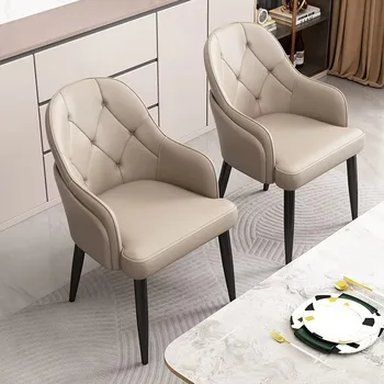 Glamour Premium Dining Chair Comfy Minimalist Comfortable Fashionable Chair Large Nordic Sedie Sala Da Pranzo Kitchen Furniture