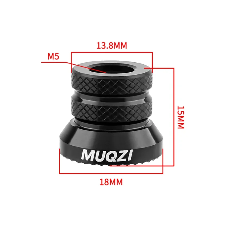 Description Picture 3 of itemMUQZI 2pcs Quick Release Axle Skewer M5 Screw Bike Hub Front Rear Skewers Bolt