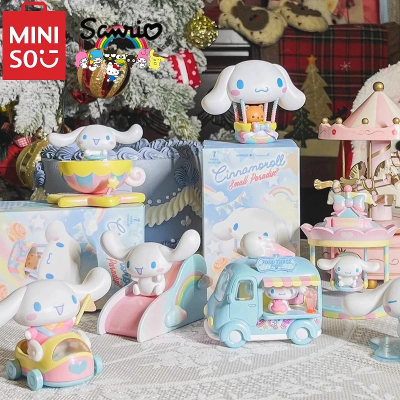 

Genuine MINISO NEW Sanrio Model Cinnamoroll Sweetheart Paradise Series Blind Box Kawaii Hand-made Children's Toy Birthday Gift