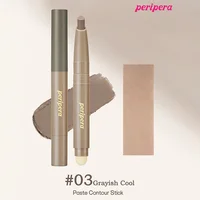 K-Beauty Contour Stick, bâton de contour, avec brosse douce, couverture mate naturelle, lisse, amincissant, gradaction, bâton bronzant 1