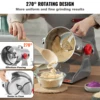 VEVOR 1/2.5KG Commercial Electric Swing Type Grain Mill Grinder,Stainless Steel Pulverizer Powder Machine, for Dry Herbs Grains 6