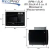 Microwave with Trim Kit | 1.0 Cu. Ft. | 900W | Direct replacement for Greystone and High Pointe (Black) 5
