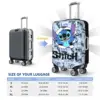 Custom Stitch Funny Suitcase Cover Cruise Trip Protection Flight Practical Luggage Supplies 6