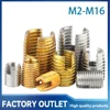 Tornillo de inserción de rosca autorroscante, pieza de reparación de rosca de tipo ranurado, 2-10 piezas, M2, M2.5, M3, M4, M5, M8, M10, M12, M14, M16