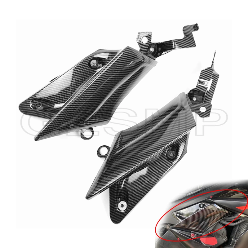 

Motorcycle parts Carbon fiber pattern Fairing Frame Side Cover Panel Fit For YAMAHA YZF600 YZFR6 2003 2004 2005 03-05