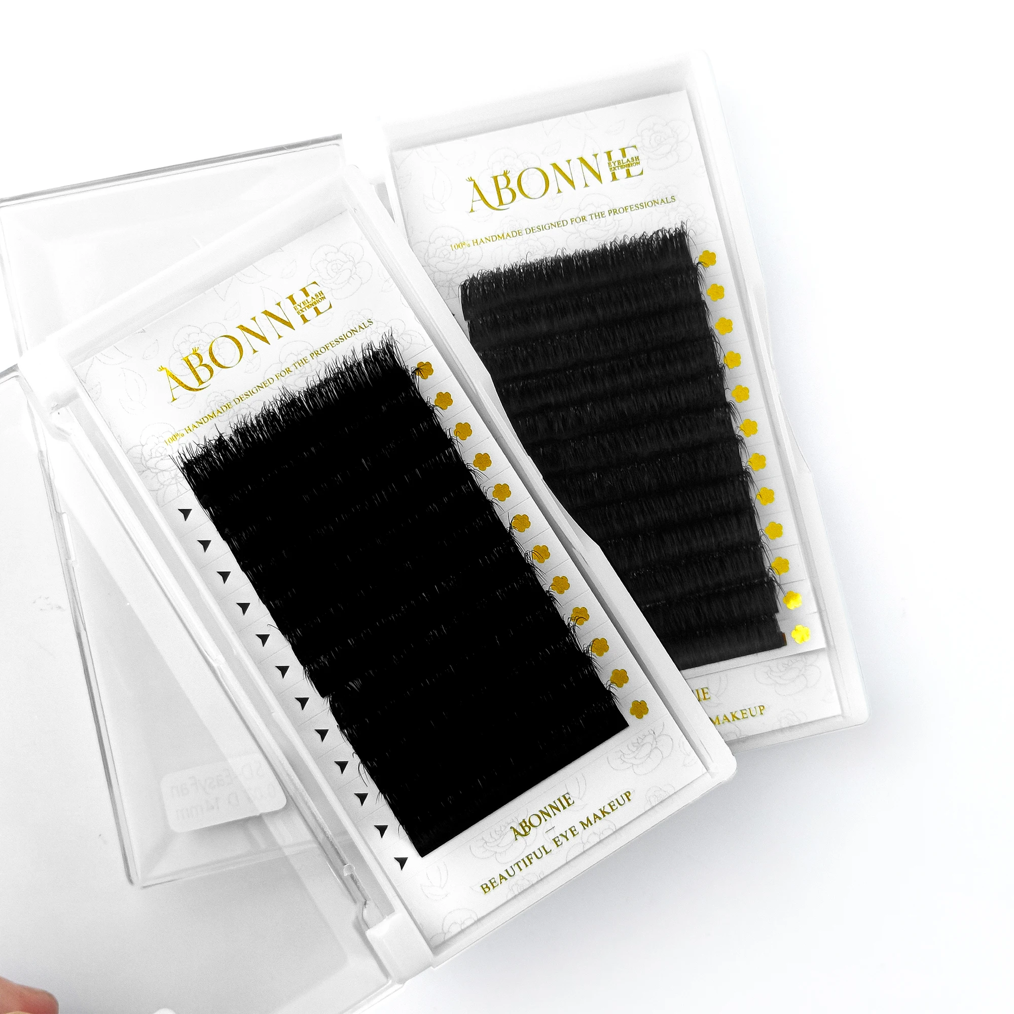 Eyelash extensions Fake eyelashes Eyelash extension Eyelash extension lashes False eyelashes ABONNIE Cashmere 5D Easy Fan Lashes Matte Black Bloom Auto Flower Eyelashes Extensions Mega Volume Fan Eyelash Extensions