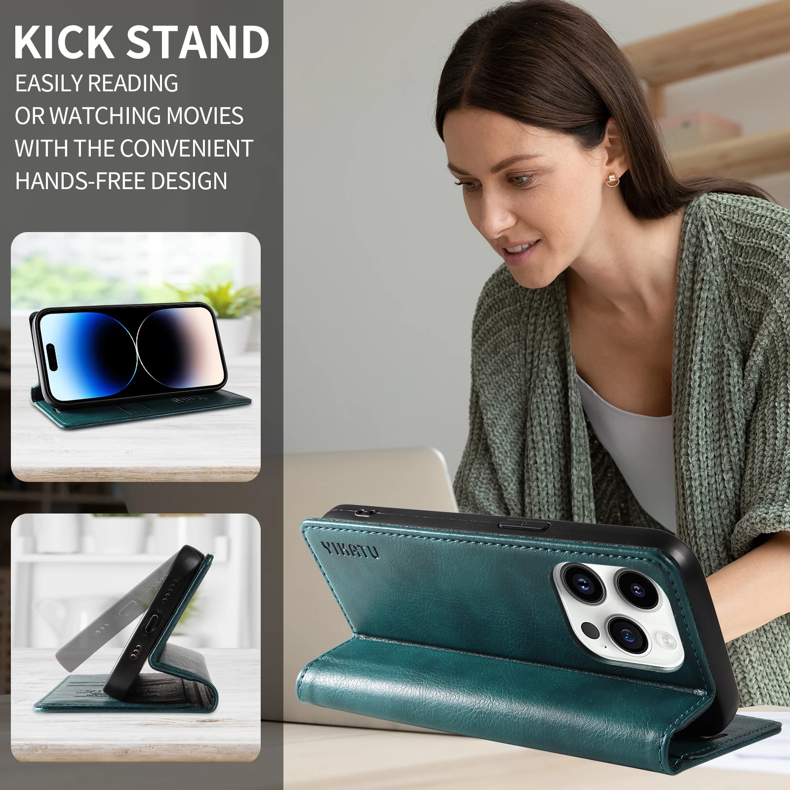 Stylish Wallet Phone Case with Premium Protection and Card Holder