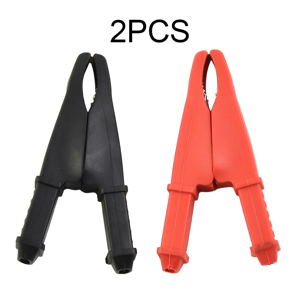 

50A/30A Insulated Alligator Clips Kit Red Black 75mm/70MM Insulated Alligator Clip Car Battery Test Lead Clips Set
