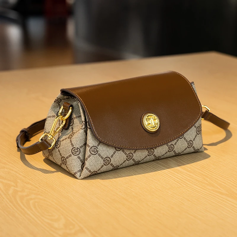 حقيبة كروس بودي متعددة المقصورات مصممة للسيدات، تت...