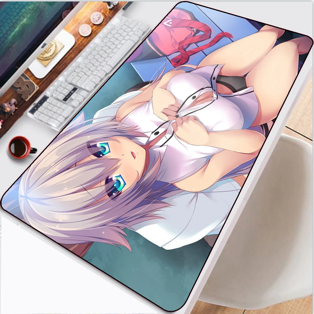 

XGZ Anime Sexy Big Tits Girl Laptop Desk Keyboards Carpet Mat Anime Mouse Pad Gaming Accessories PC Gamer Rug Cute Mouse Pad Xxl