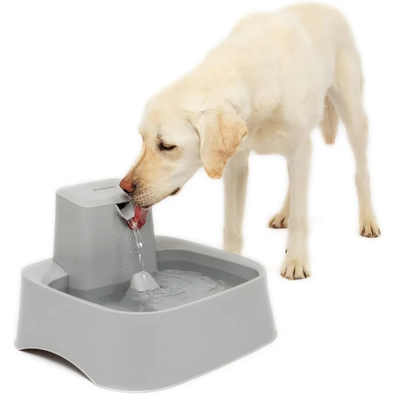 

PetSafe 2 Gallon Automatic Water Fountain for Cats, Dogs - With Pump, Filter, Dishwasher Safe
