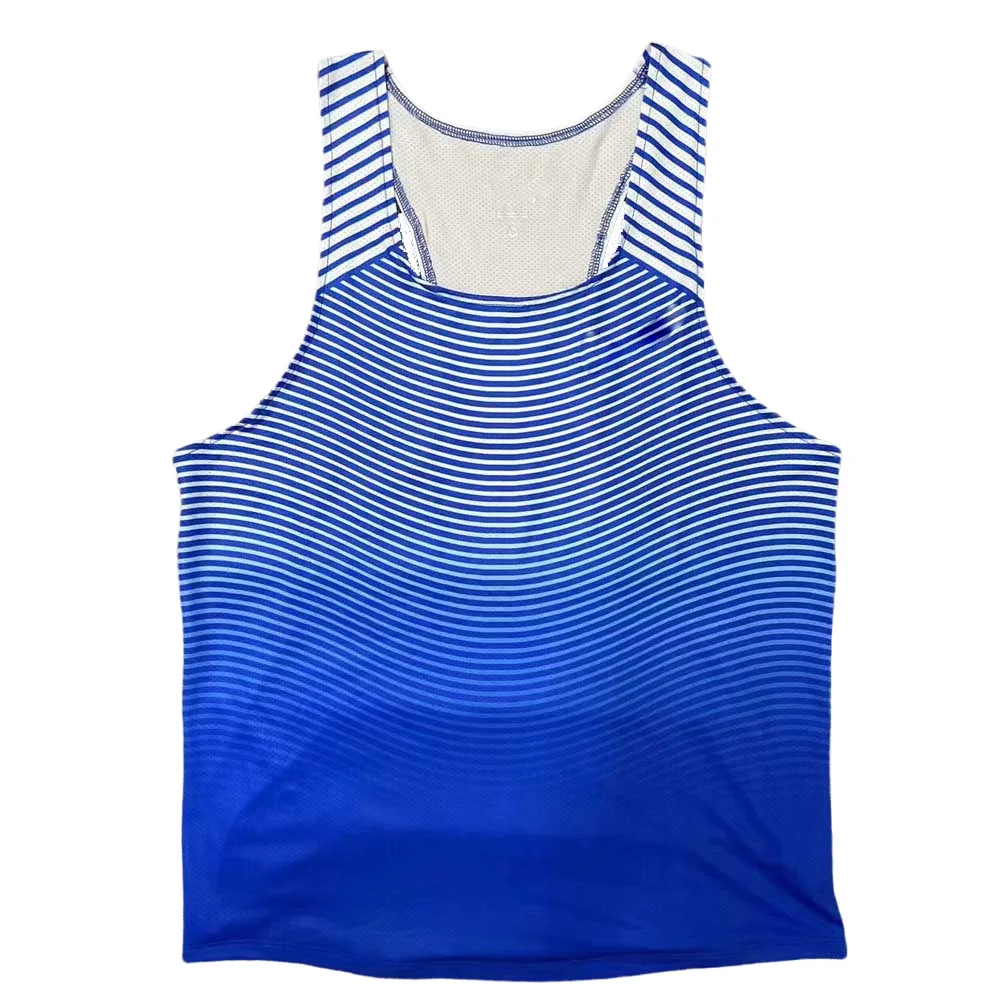 Men Running Marathon Singlets Sleeveless Gym Clothing Men Sleeveless Tank Top Vest for Men Running Vest Customization 4
