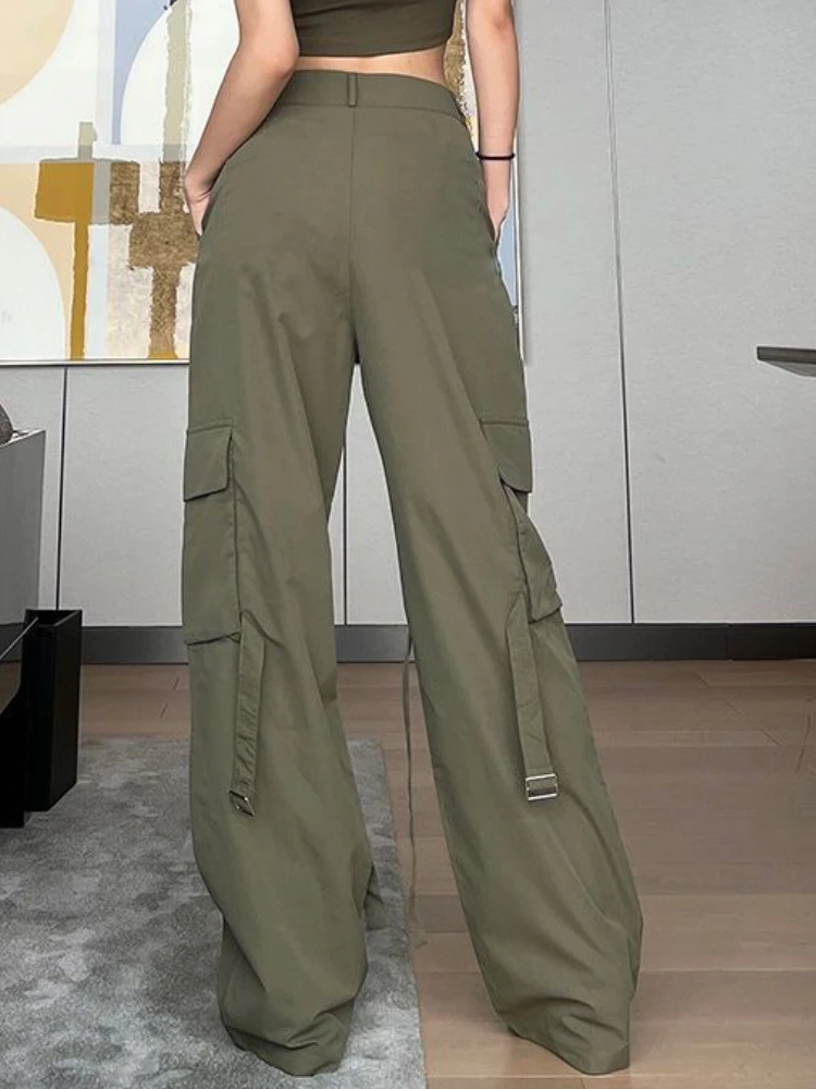 AMERI CARGO SLACKS PANTS グリーン　極美品　裾リブ　S Ameri（アメリ）の「CARGO SLACKS PANTS（その他パンツ）」 - WEAR