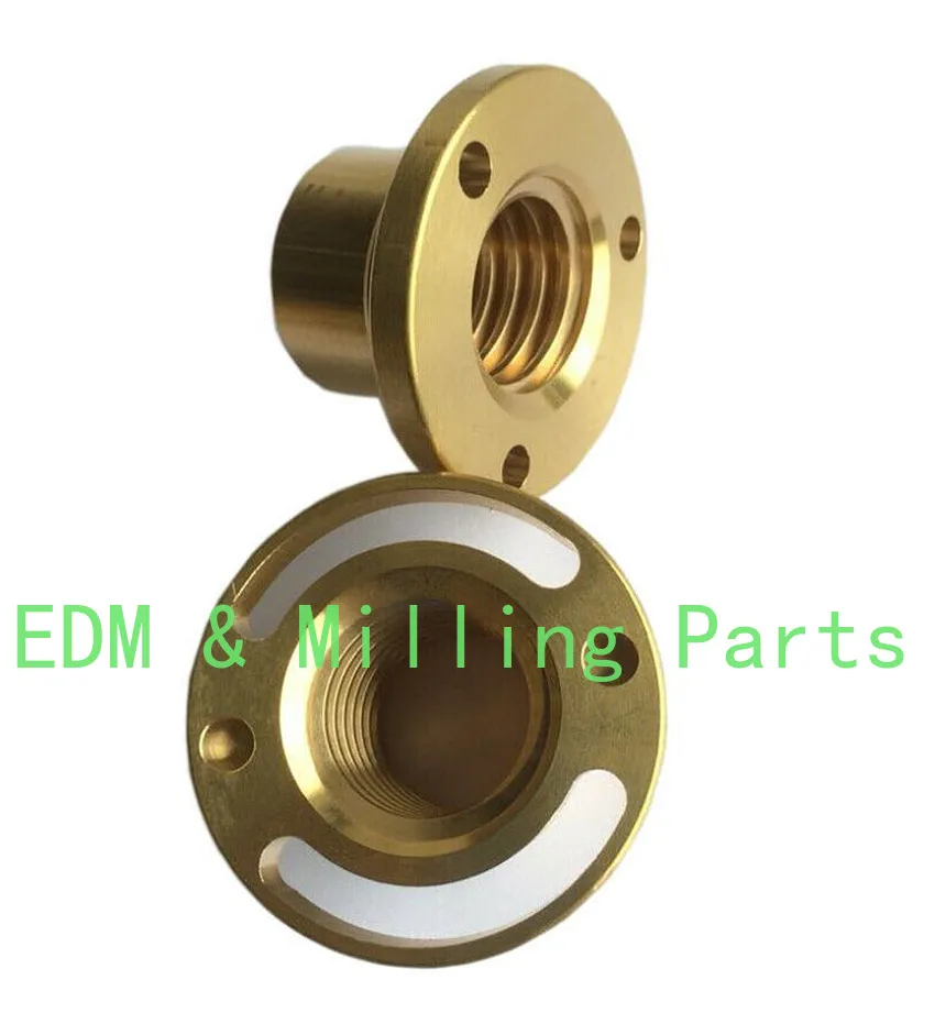 

Set CNC Milling Machine Y Axis Screw Copper Sleeve Wing Nut The Mill Part For Bridgeport Mill Part