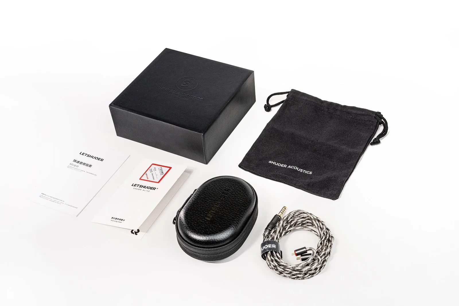 LETSHUOER M5 audio 3.5mm cable or 4.4mm balanced headphone cables