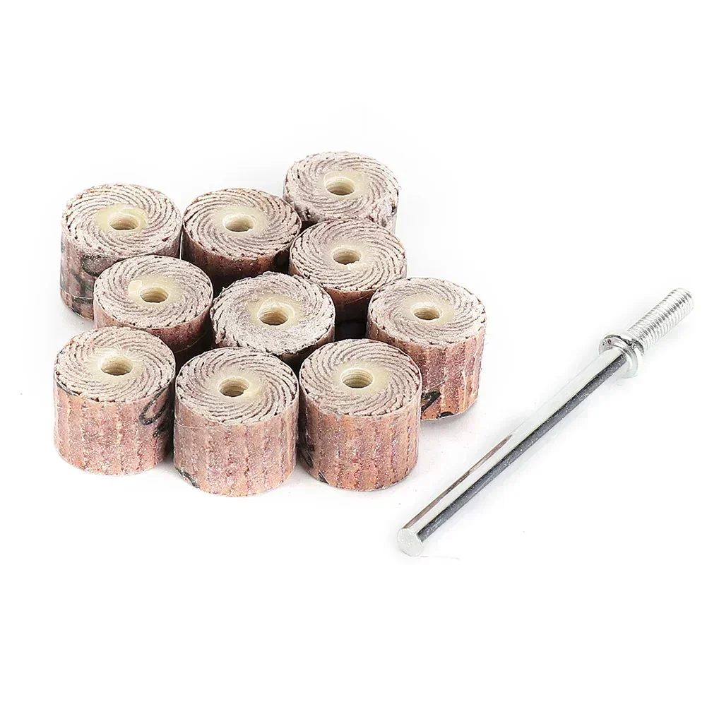 Set 22 Dischi Lamellari FEIHU - Grana 60,80,120, Per Smerigliatrice E Trapano, 40/30/25mm - Foto 7