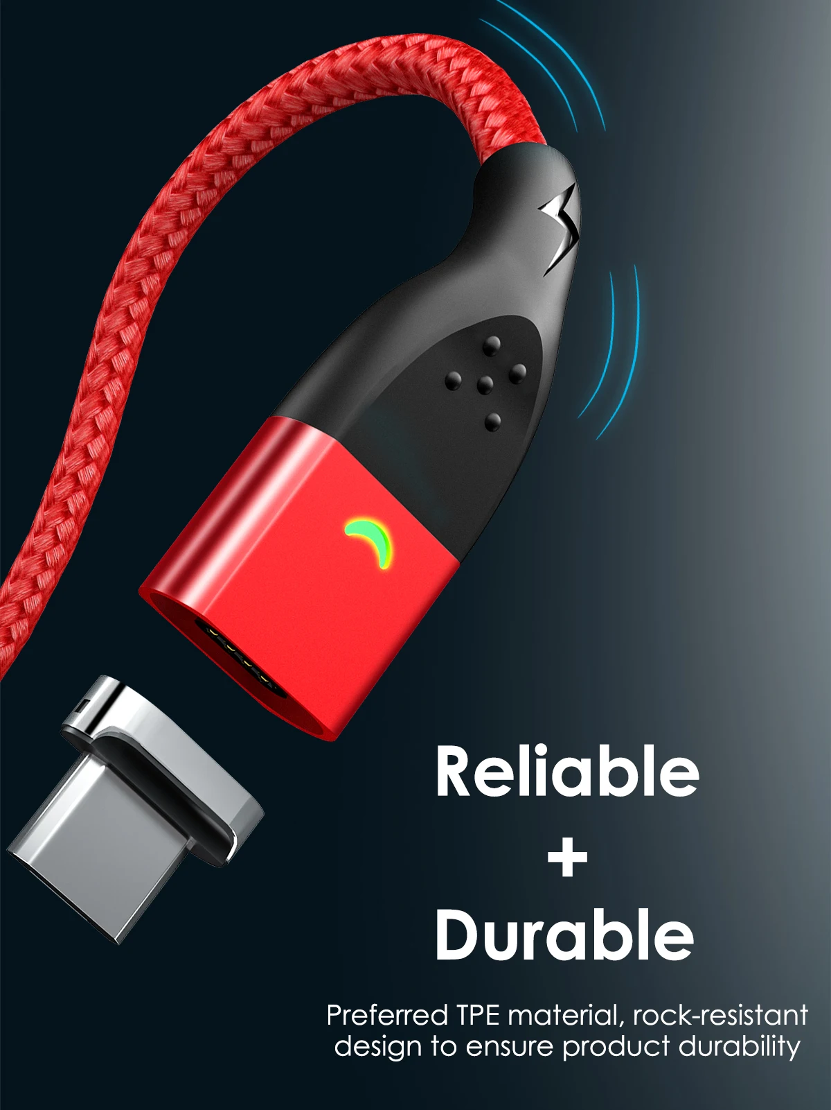 FONKEN Magnetic USB Charging Cable - Quick Charge