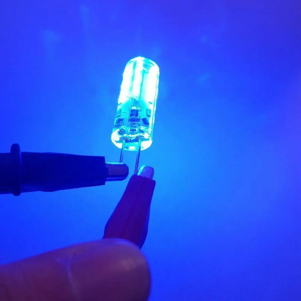 G4 LED Colorful Bulb 2W DC 12V red green white led replace halogen bulb Warm White RGB Blubs chandelier Lamp Bar crystal Lights