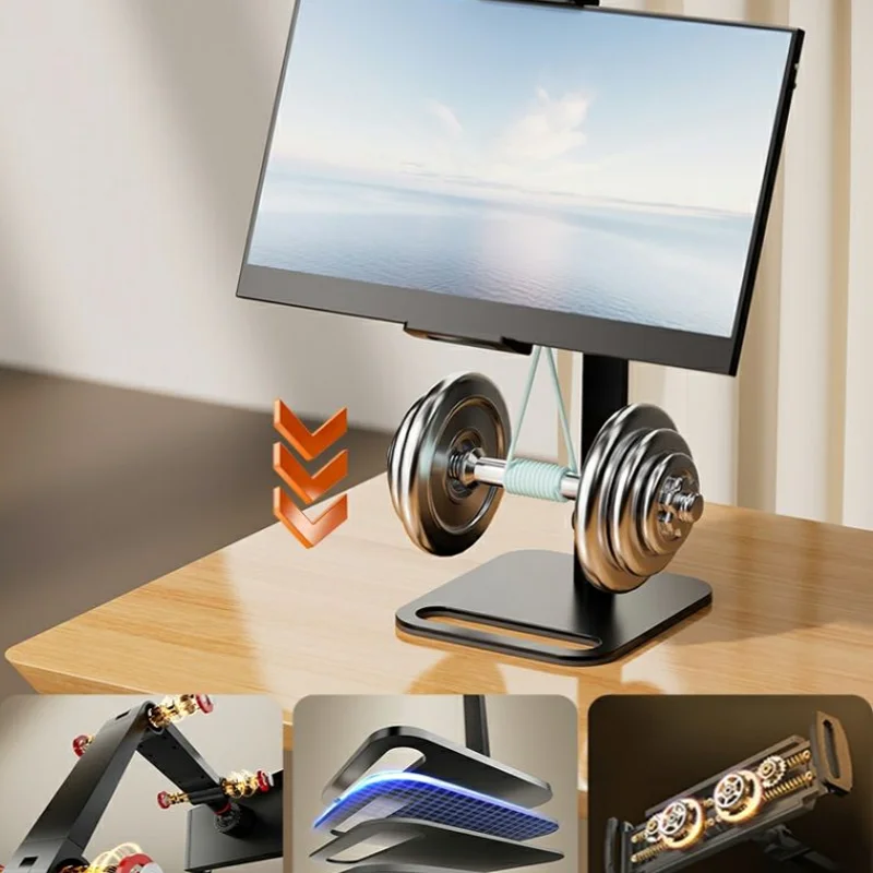 Monitor Stand 16 Inch Portable Metal Stand Universal Expandable Display Base Mount External Vertical Screen Expansion