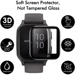 3D Curved Full - Coverage Watch Screen Protector, Scratch - Resistant Protective Film - 3 Pcs -3D Film (Venu SQ)