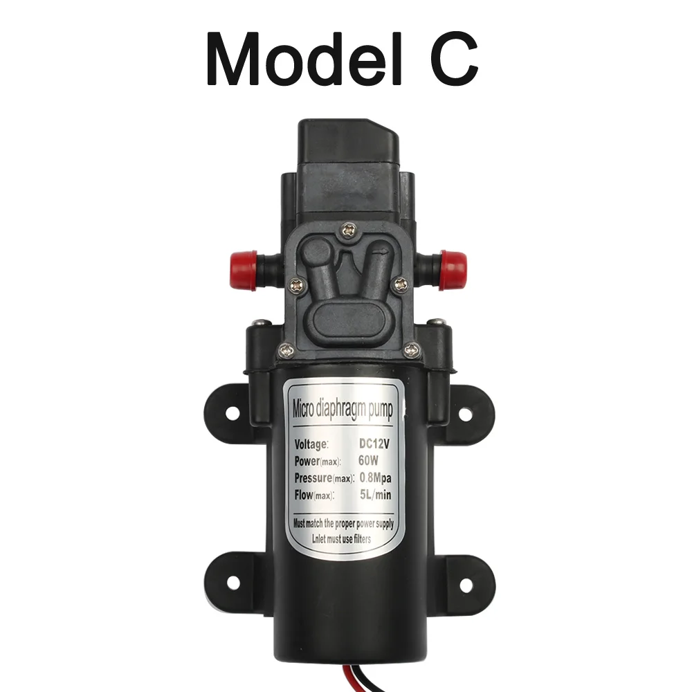 DC12V Automatische Wasserpumpe Membranpumpe Hochdruck Membran Wasser Pumpe 